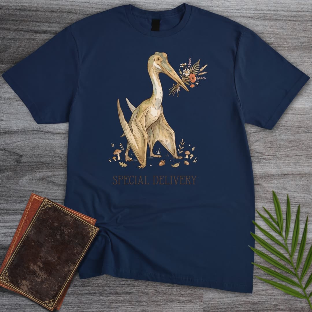 T-Shirt Navy / S Quetzalcoatlus Post Delivery T-Shirt