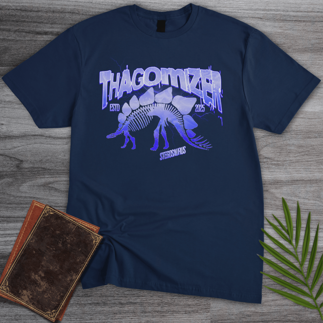 T-Shirt Navy / S Thagomizer Electro Stego T-Shirt