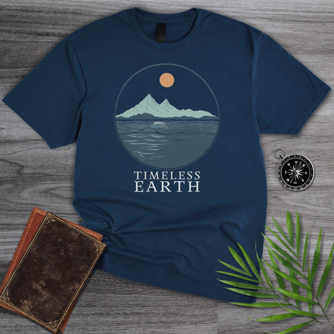 T-Shirt Navy / S Timeless Earth Ocean & Mountain T-Shirt