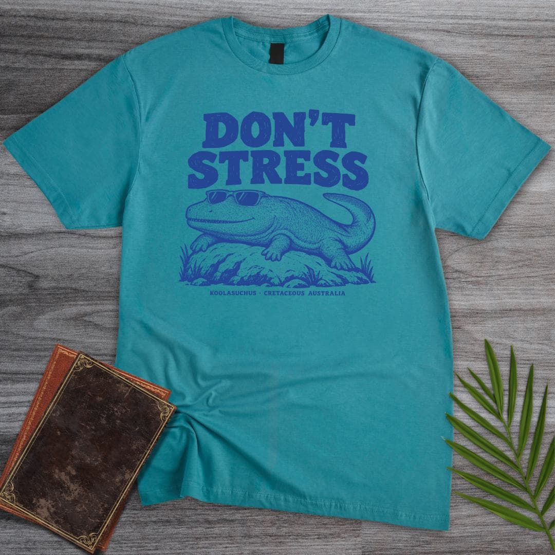 T-Shirt S / Tropical Blue Don't Stress KOOLASUCHUS T-Shirt