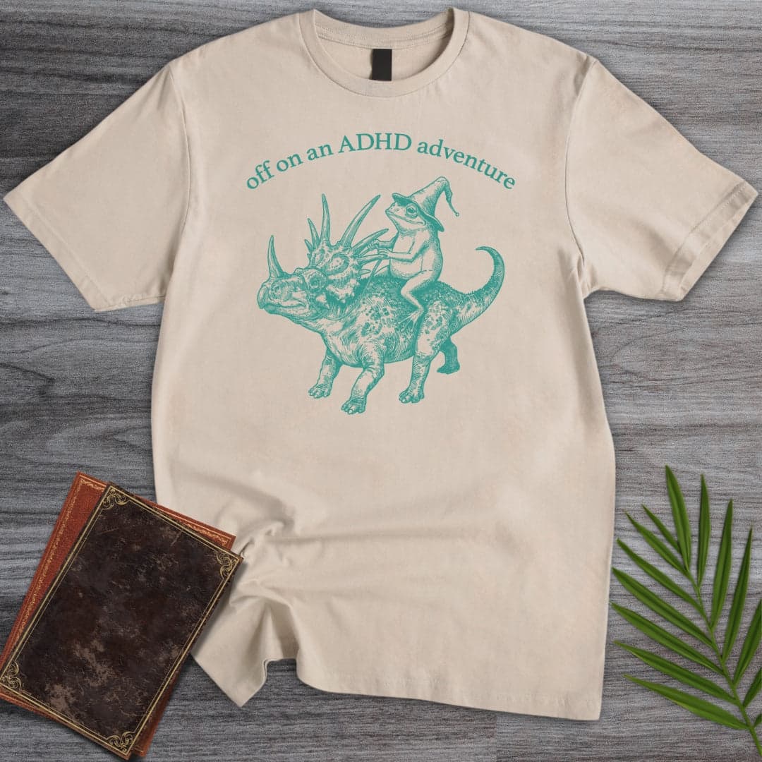 T-Shirt Sand / S ADHD Adventure T-Shirt