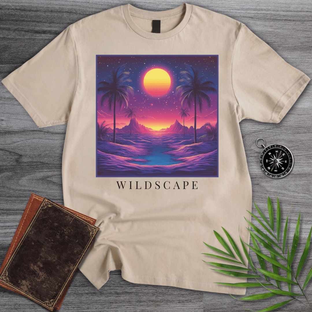 T-Shirt Sand / S Aesthetic Neon Wildscape T-Shirt