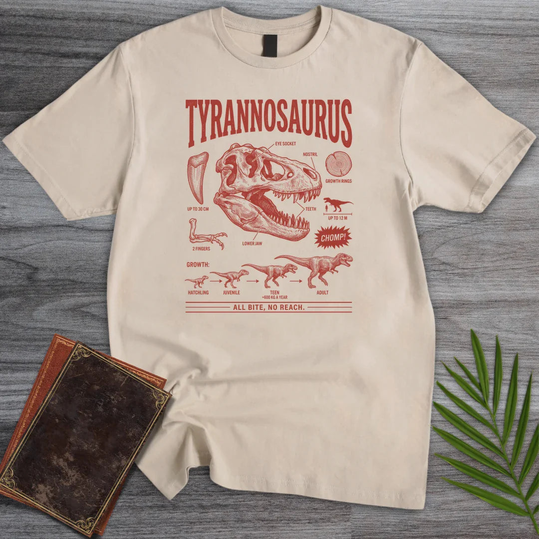 T-Shirt Sand / S All Bite Tyrannosaurus T-Shirt