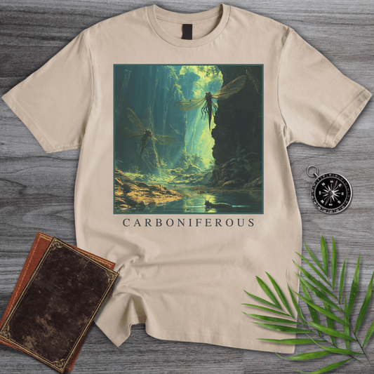 T-Shirt Sand / S Carboniferous, Giant Insects T-Shirt