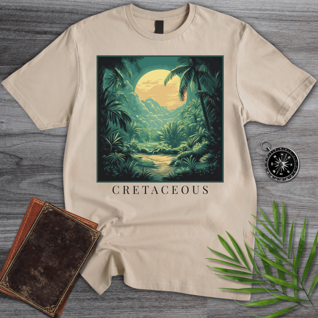 T-Shirt Sand / S Cretaceous Environment at Dawn T-Shirt