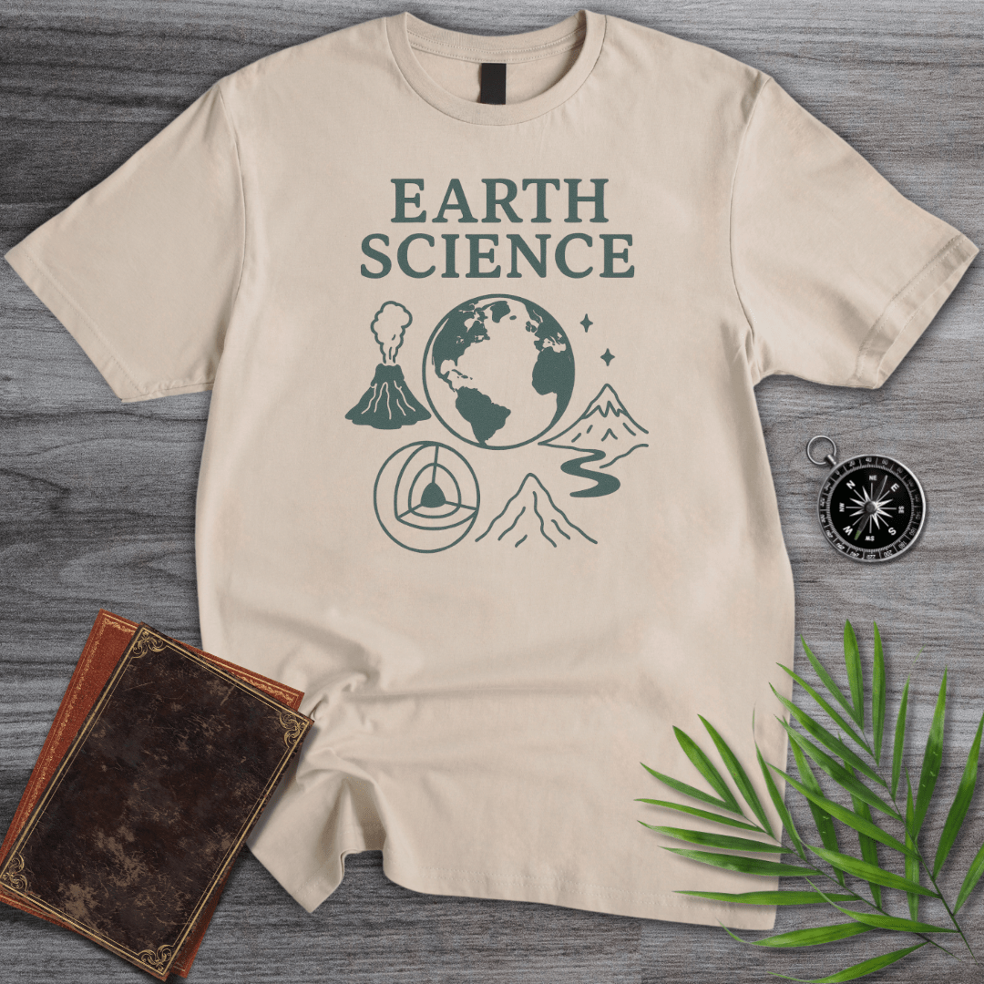 T-Shirt Sand / S Earth Science Subject Elements T-Shirt