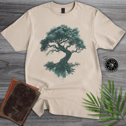 T-Shirt Sand / S Elder Tree Graphic T-Shirt
