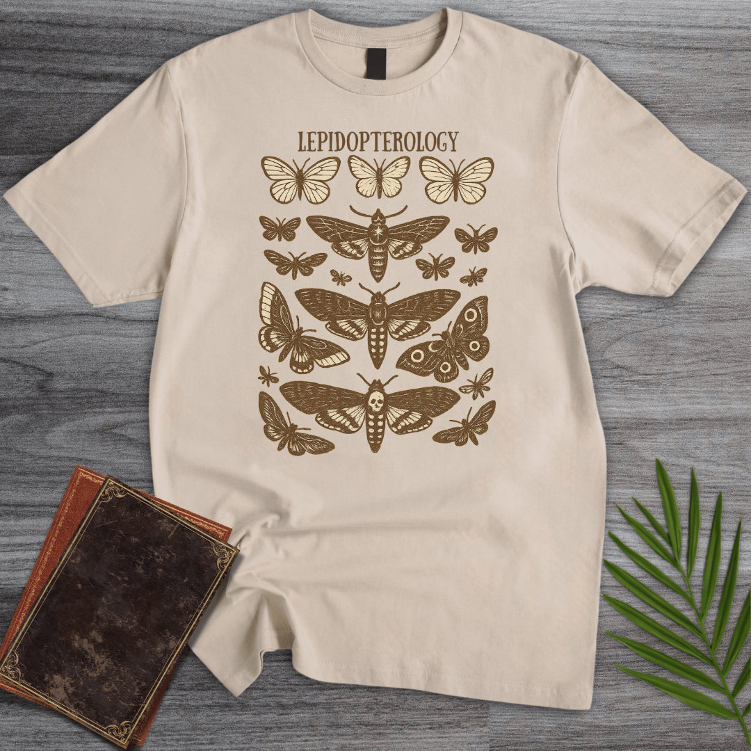 T-Shirt Sand / S Lepidopterology Butterfly & Moth T-Shirt
