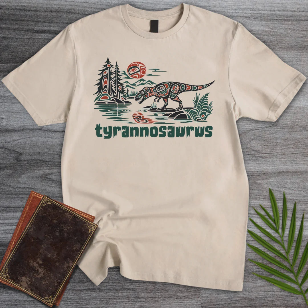 T-Shirt Sand / S Pacific Northwest Tyrannosaurus T-Shirt