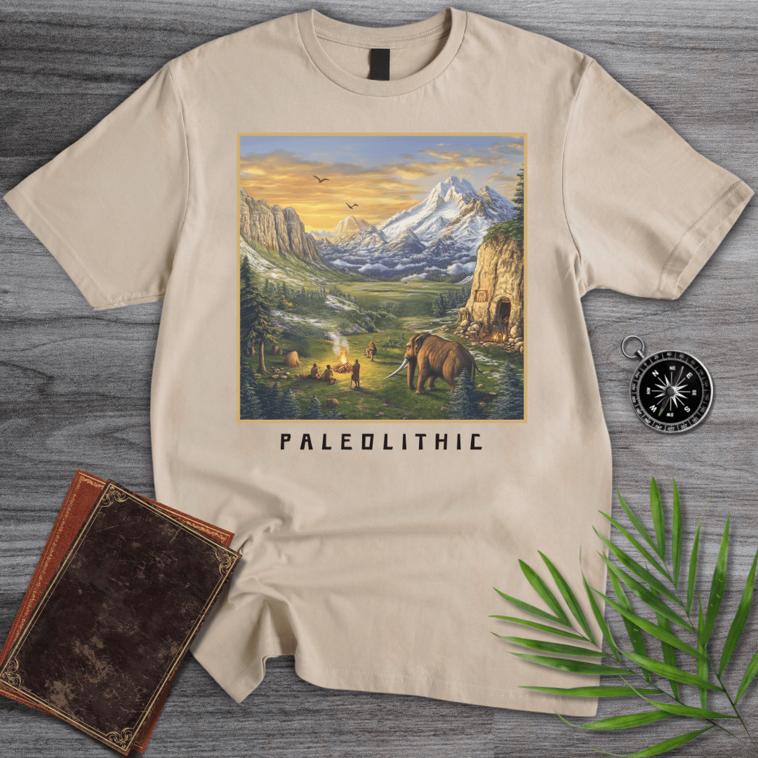 T-Shirt Sand / S Paleolithic Ancient Settlement T-Shirt