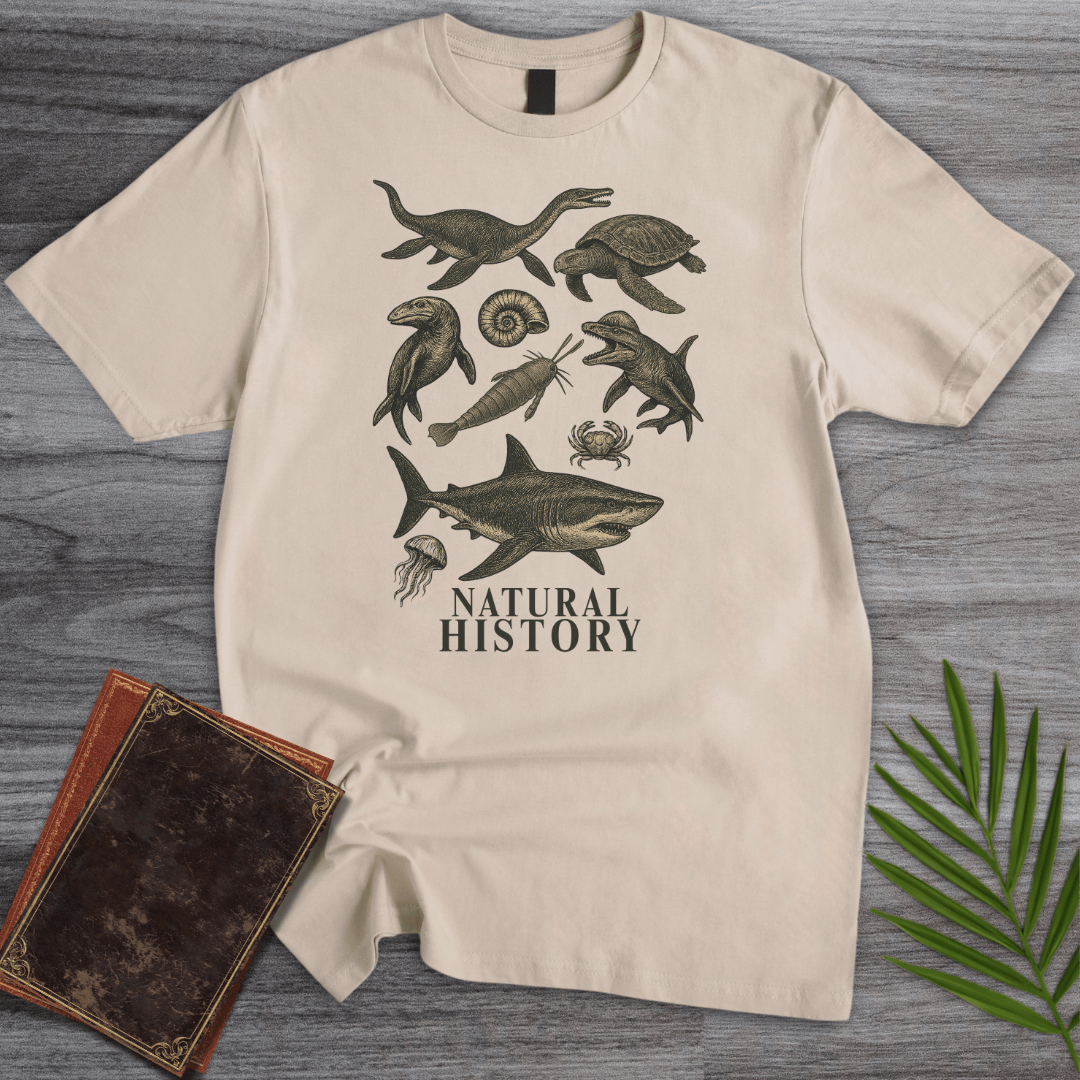 T-Shirt Sand / S Prehistoric Sea Monsters T-Shirt