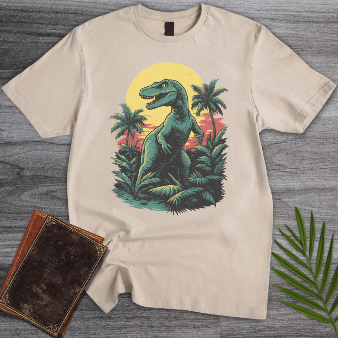 T-Shirt Sand / S Retro Mesozoic Rex T-Shirt