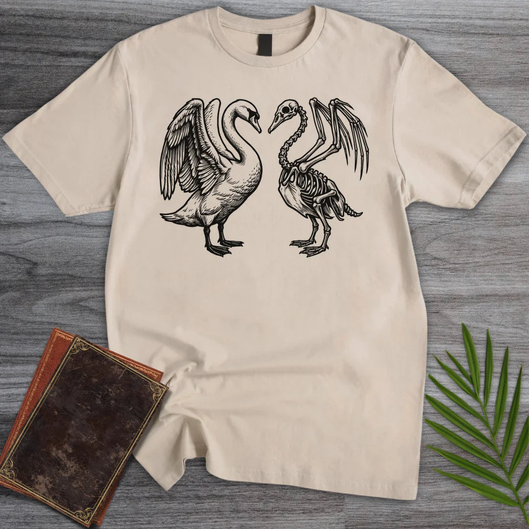 T-Shirt Sand / S Shrink Wrapped Swan T-Shirt