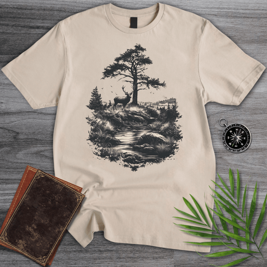 T-Shirt Sand / S Silent Pines Wilderness T-Shirt