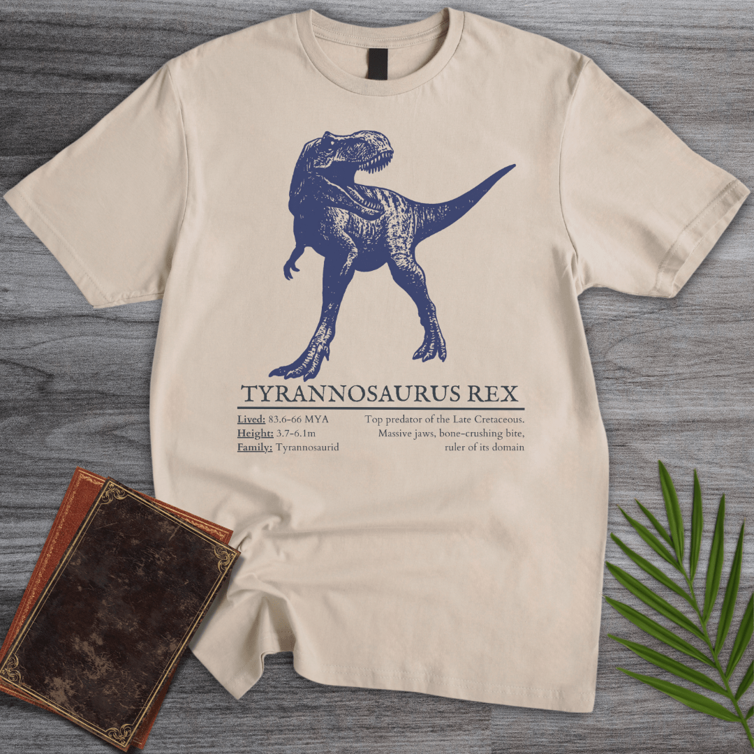T-Shirt Sand / S T-Rex Tyrant Lizard King T-Shirt
