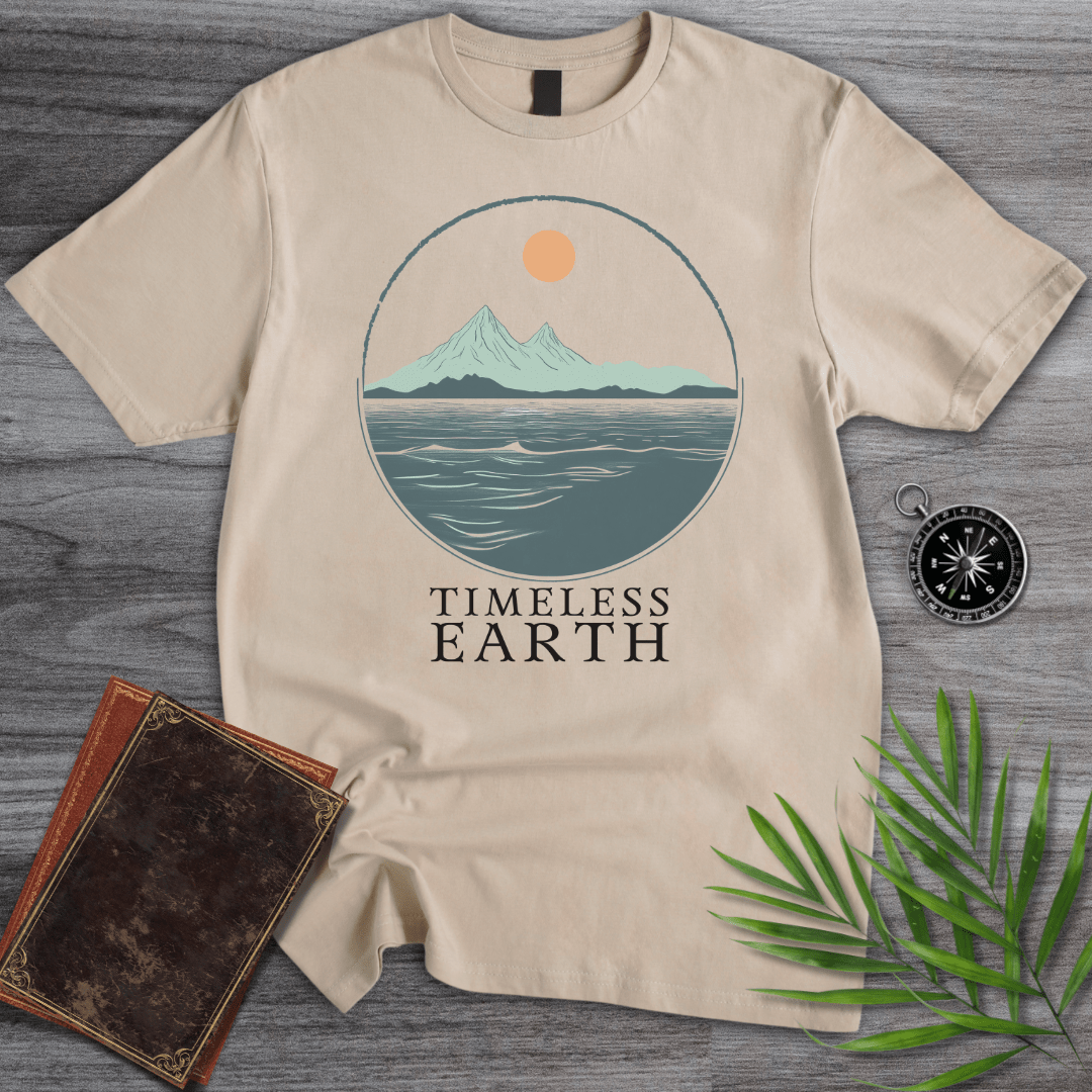 T-Shirt Sand / S Timeless Earth Ocean & Mountain T-Shirt