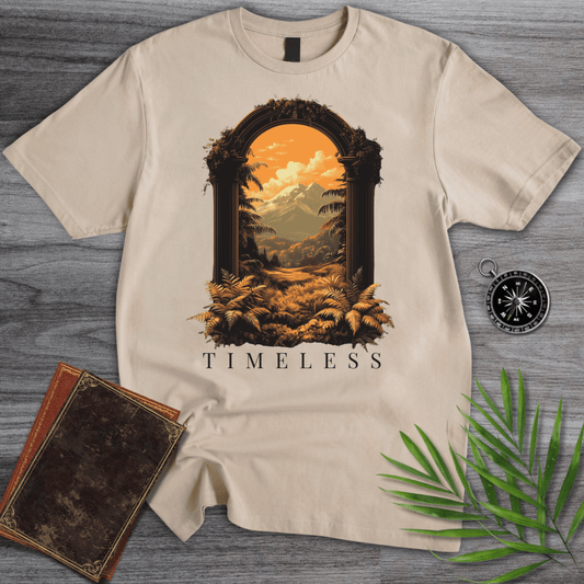 T-Shirt Sand / S Timeless Framed Mountain T-Shirt