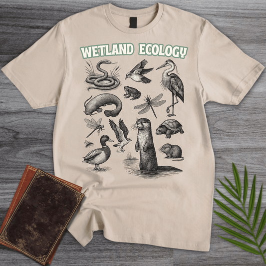T-Shirt Sand / S Wetland Ecological Species T-Shirt