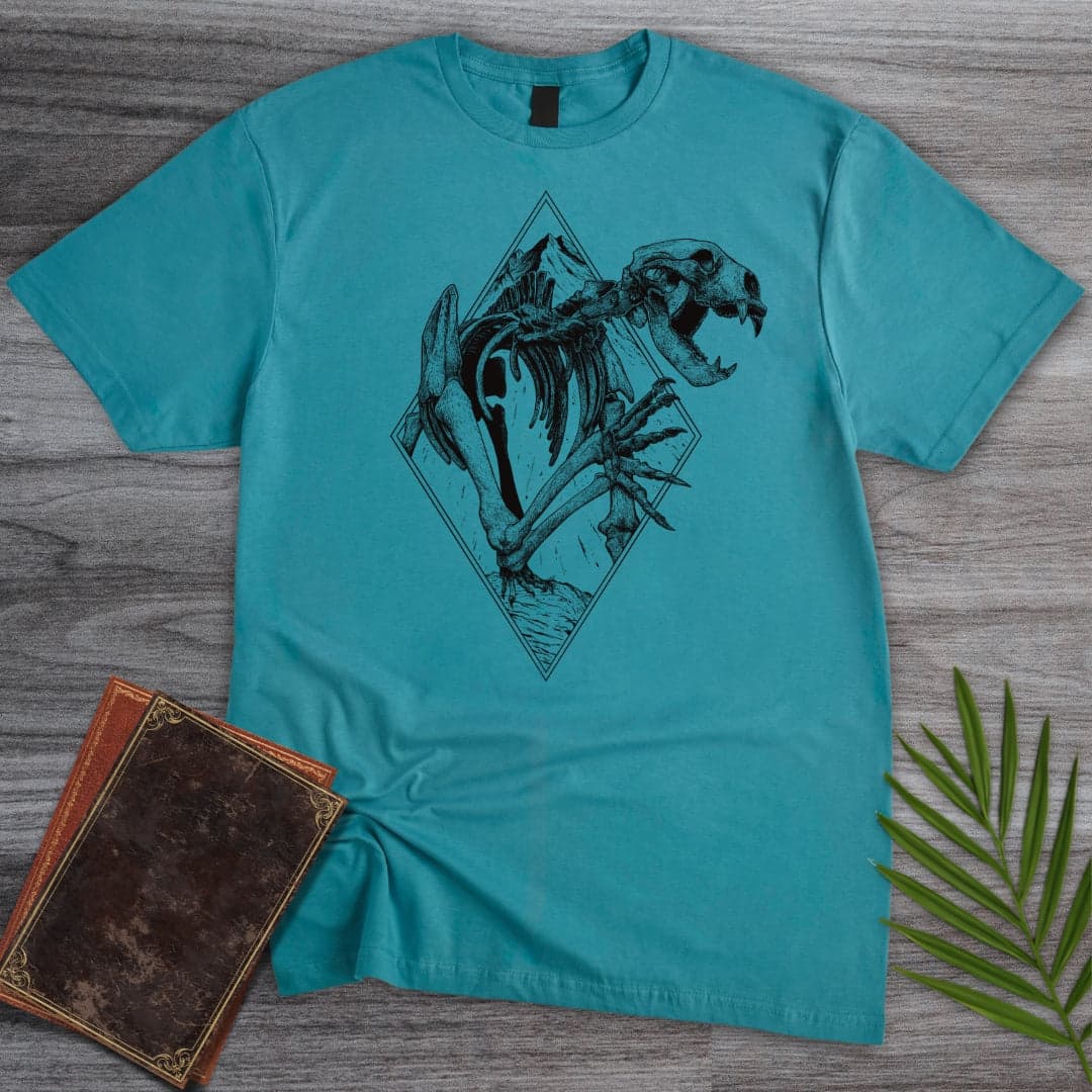 T-Shirt Tropical Blue / S Arctodus Ice Age Giant T-Shirt (farkas.art)