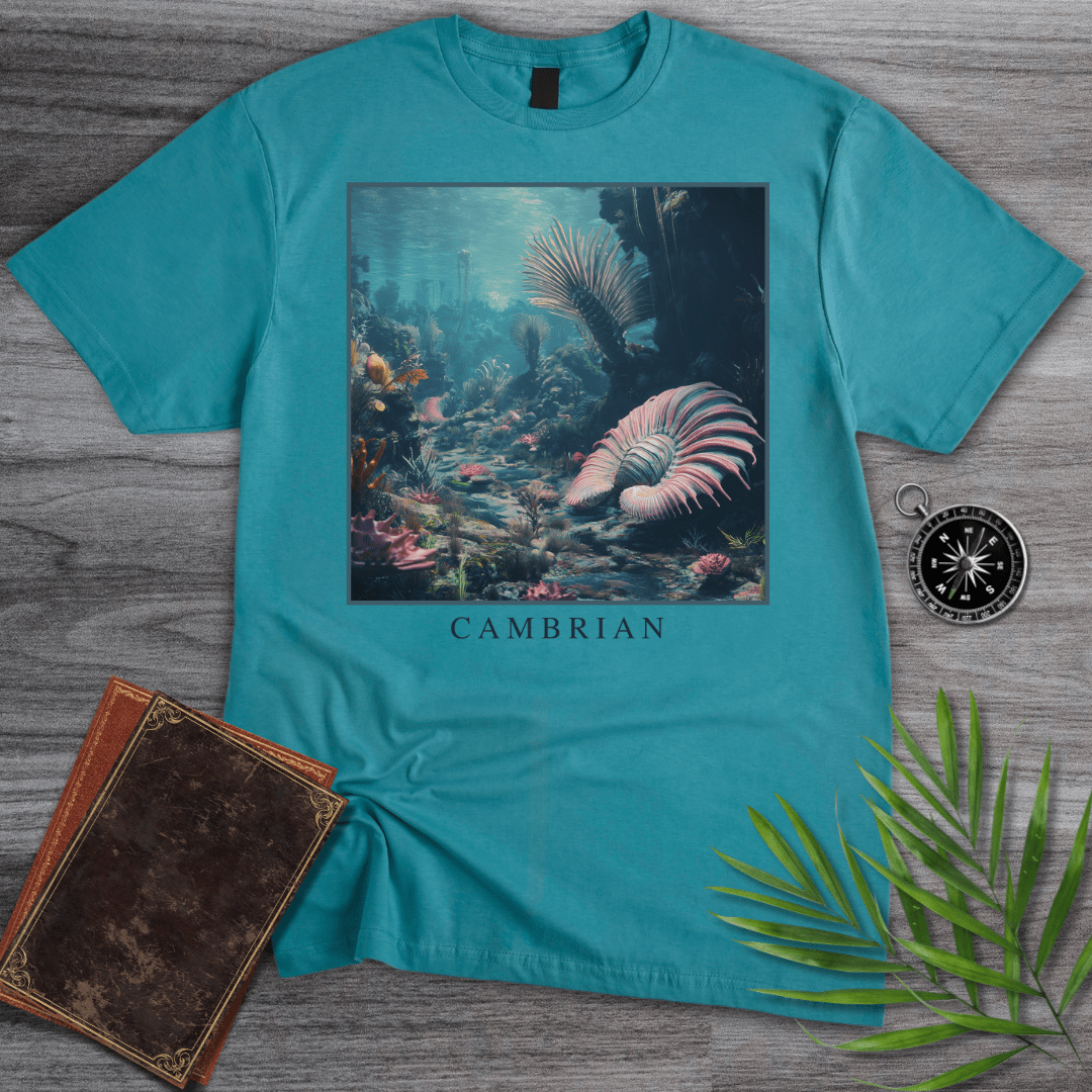 T-Shirt Tropical Blue / S Cambrian Period Marine T-Shirt