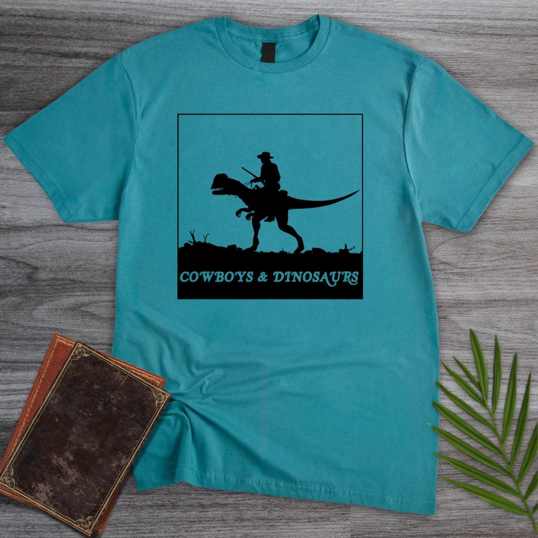 T-Shirt Tropical Blue / S Cowboys & Dinosaurs T-Shirt (Doobie)