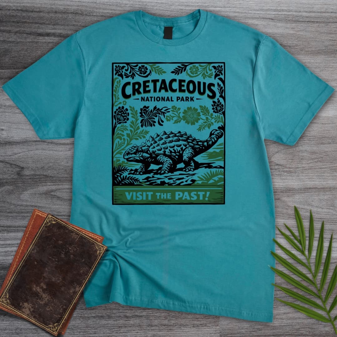 T-Shirt Tropical Blue / S Cretaceous National Park T-Shirt