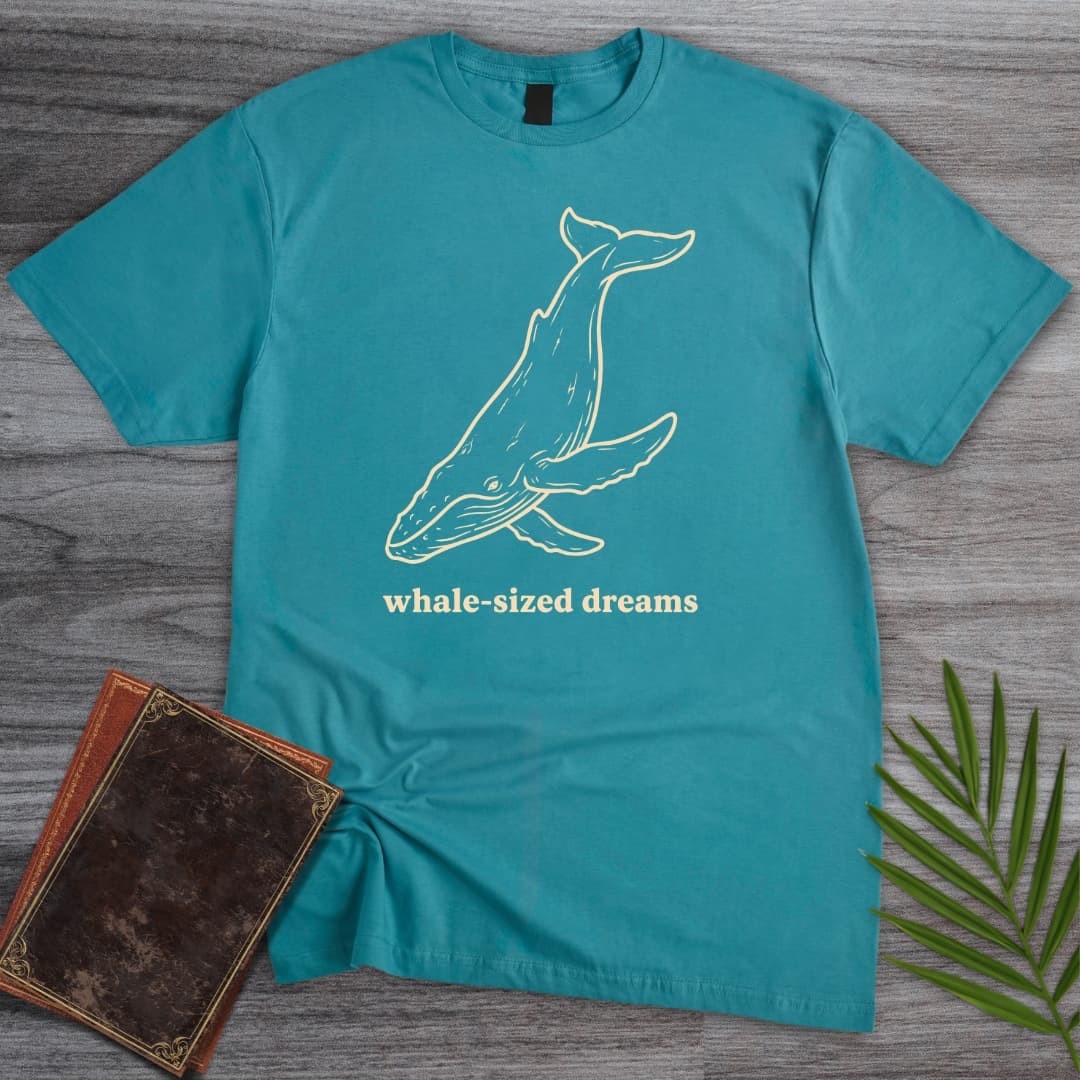 T-Shirt Tropical Blue / S Deep Thoughts Whale T-Shirt