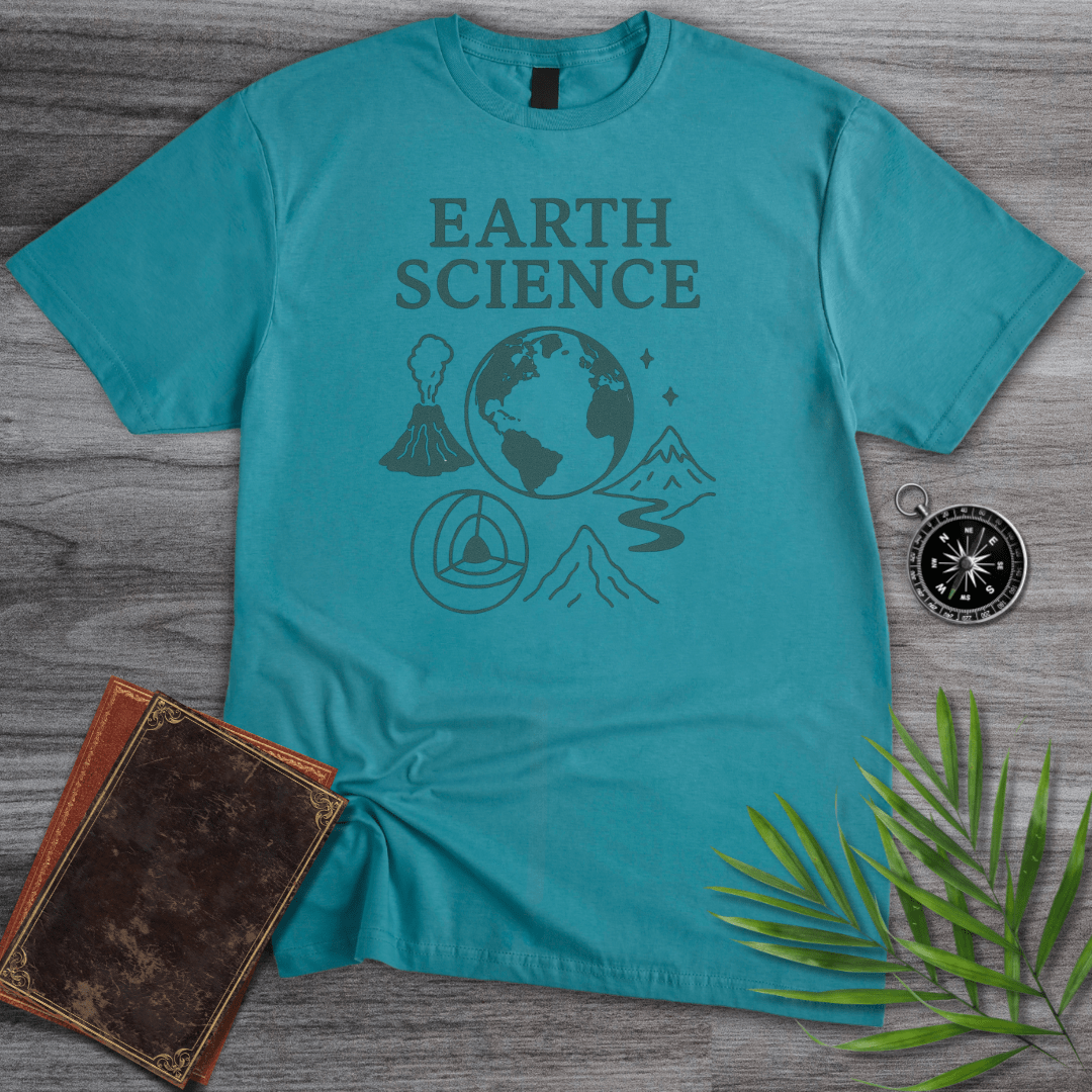 T-Shirt Tropical Blue / S Earth Science Subject Elements T-Shirt
