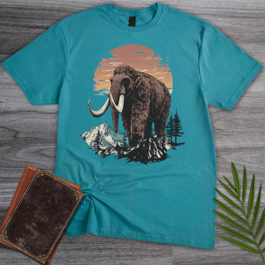 T-Shirt Tropical Blue / S Ice Age Woolly Mammoth T-Shirt