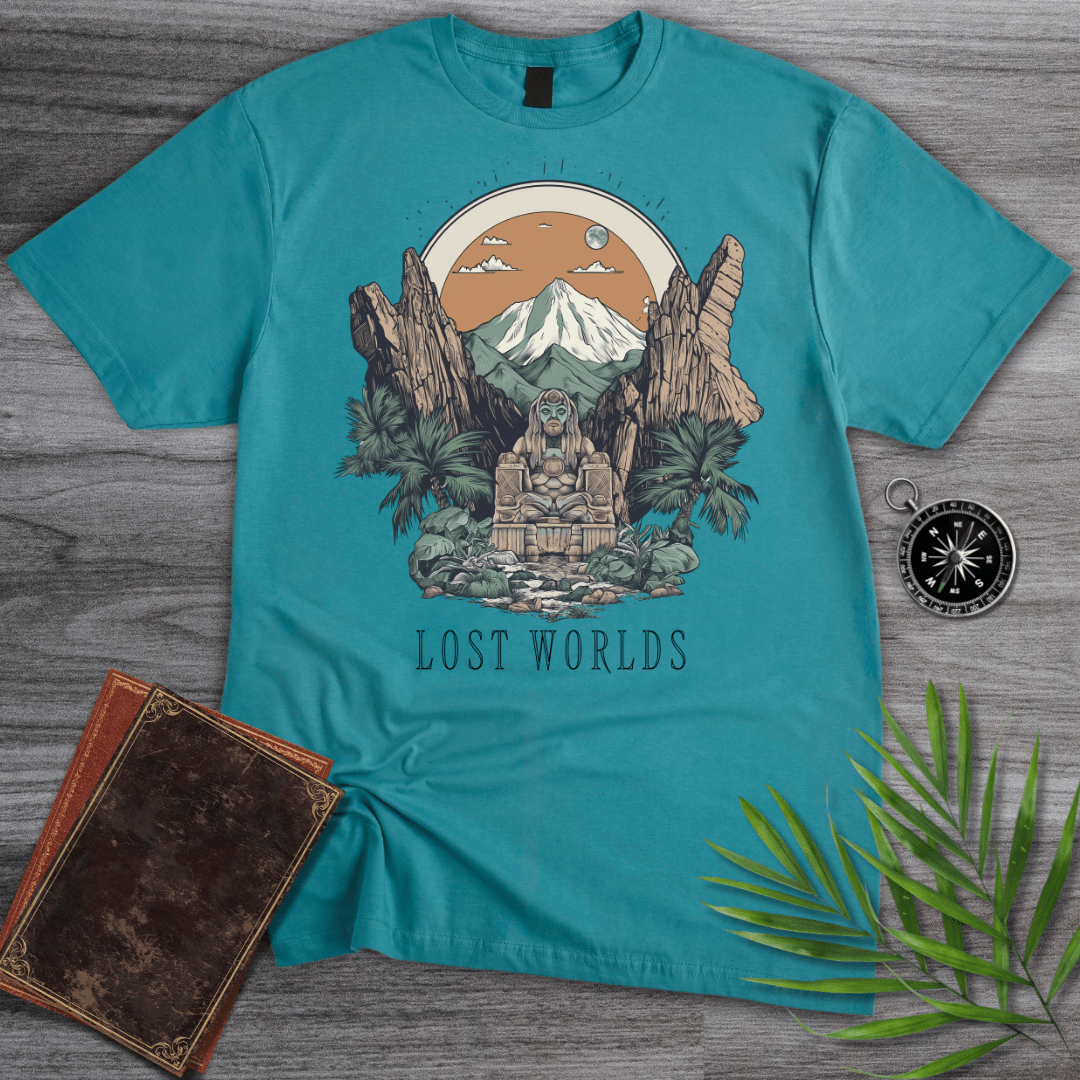 T-Shirt Tropical Blue / S Lost Worlds: Ancient Nature T-Shirt
