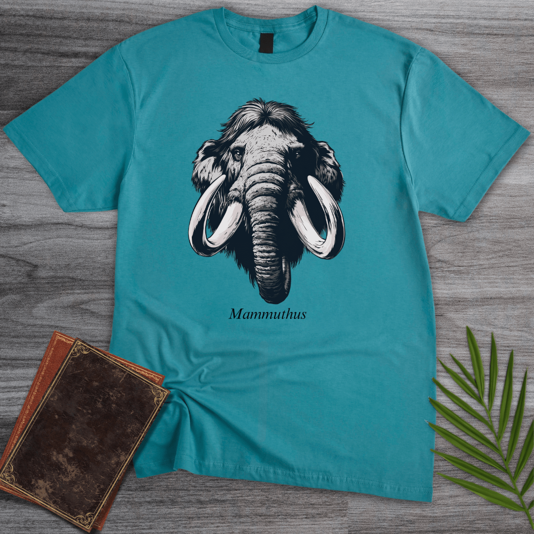 T-Shirt Tropical Blue / S Mammuthus: Pleistocene Mammoth T-Shirt