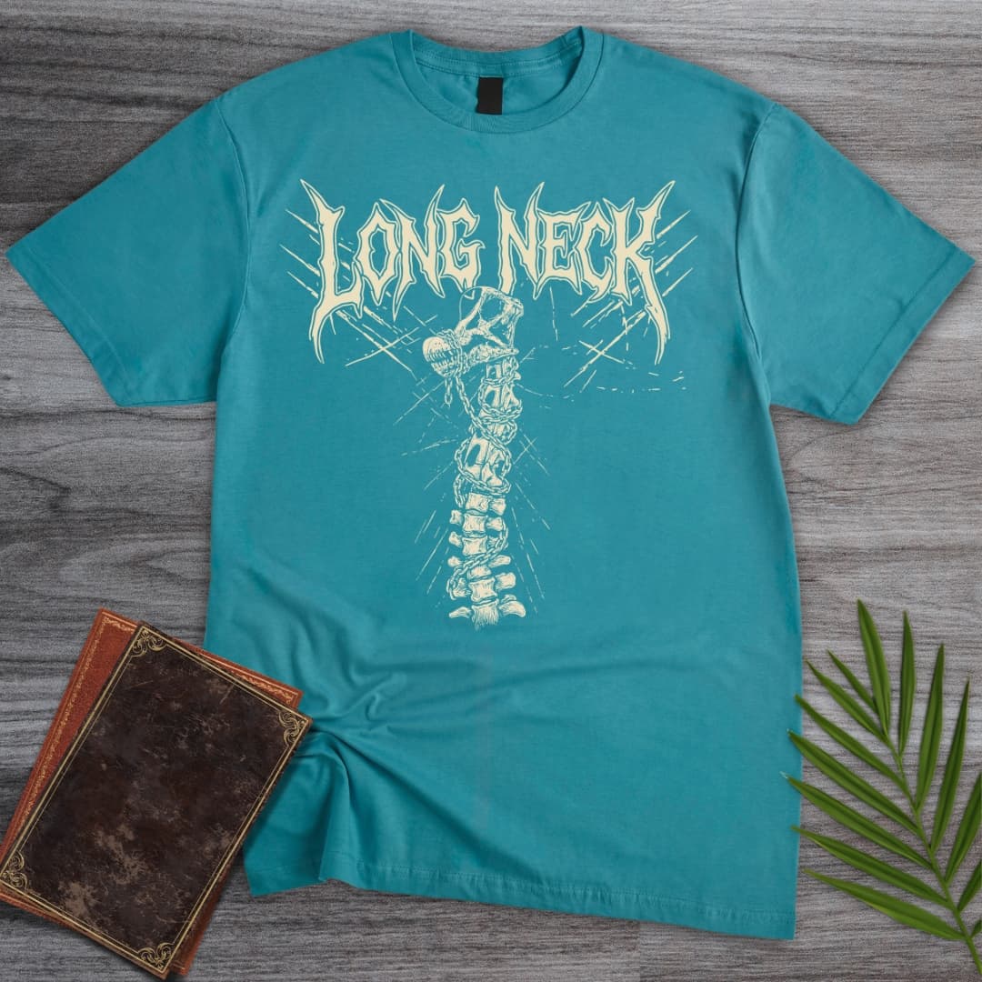 T-Shirt Tropical Blue / S Metal Brachiosaurus & Chains T-Shirt