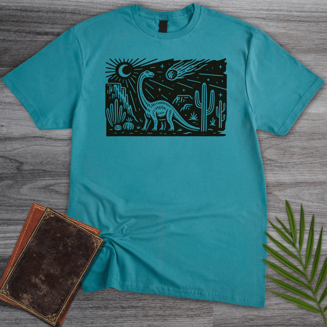 T-Shirt Tropical Blue / S Meteor Dino Sunset T-Shirt