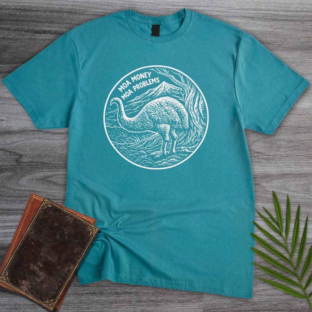T-Shirt Tropical Blue / S Moa Money Moa Problems T-Shirt