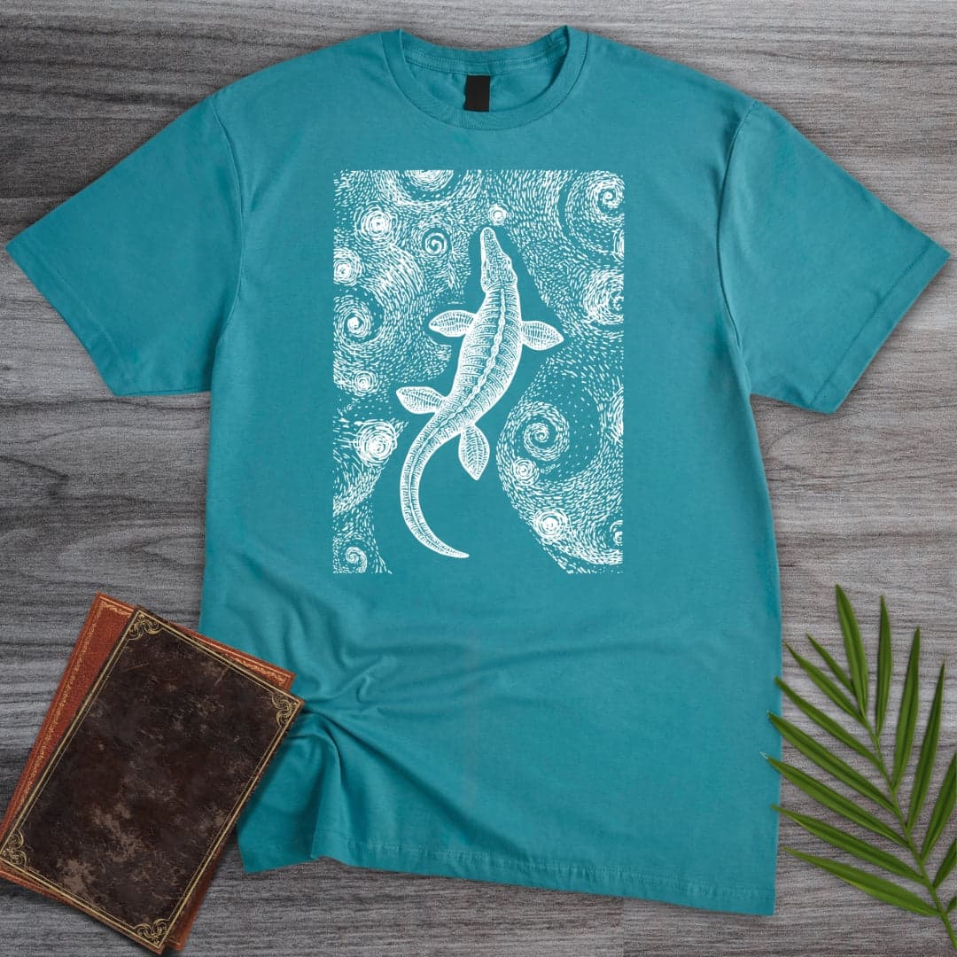 T-Shirt Tropical Blue / S Mosasaurs Path T-Shirt