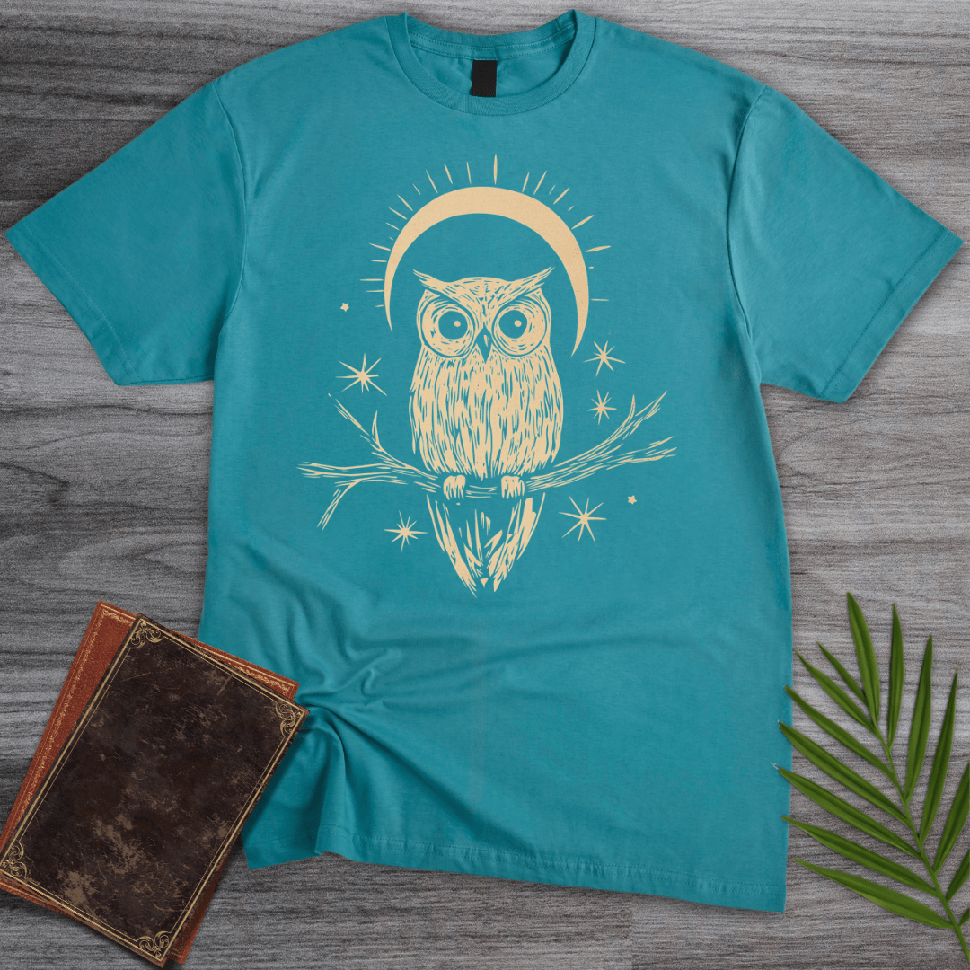 T-Shirt Tropical Blue / S Night Owl Moonlight T-Shirt
