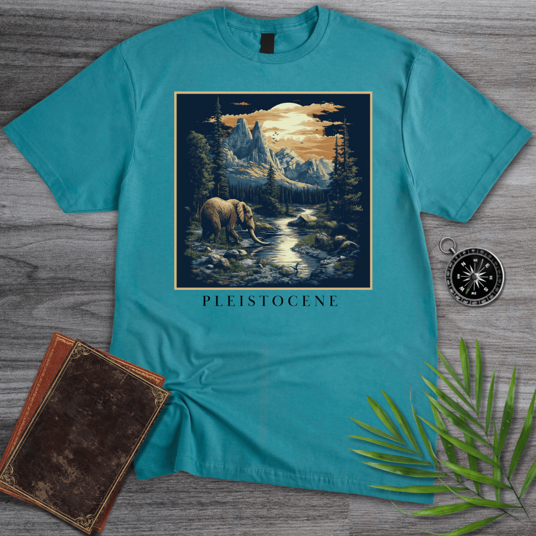 T-Shirt Tropical Blue / S Pleistocene Archaic Elephant Valley T-Shirt