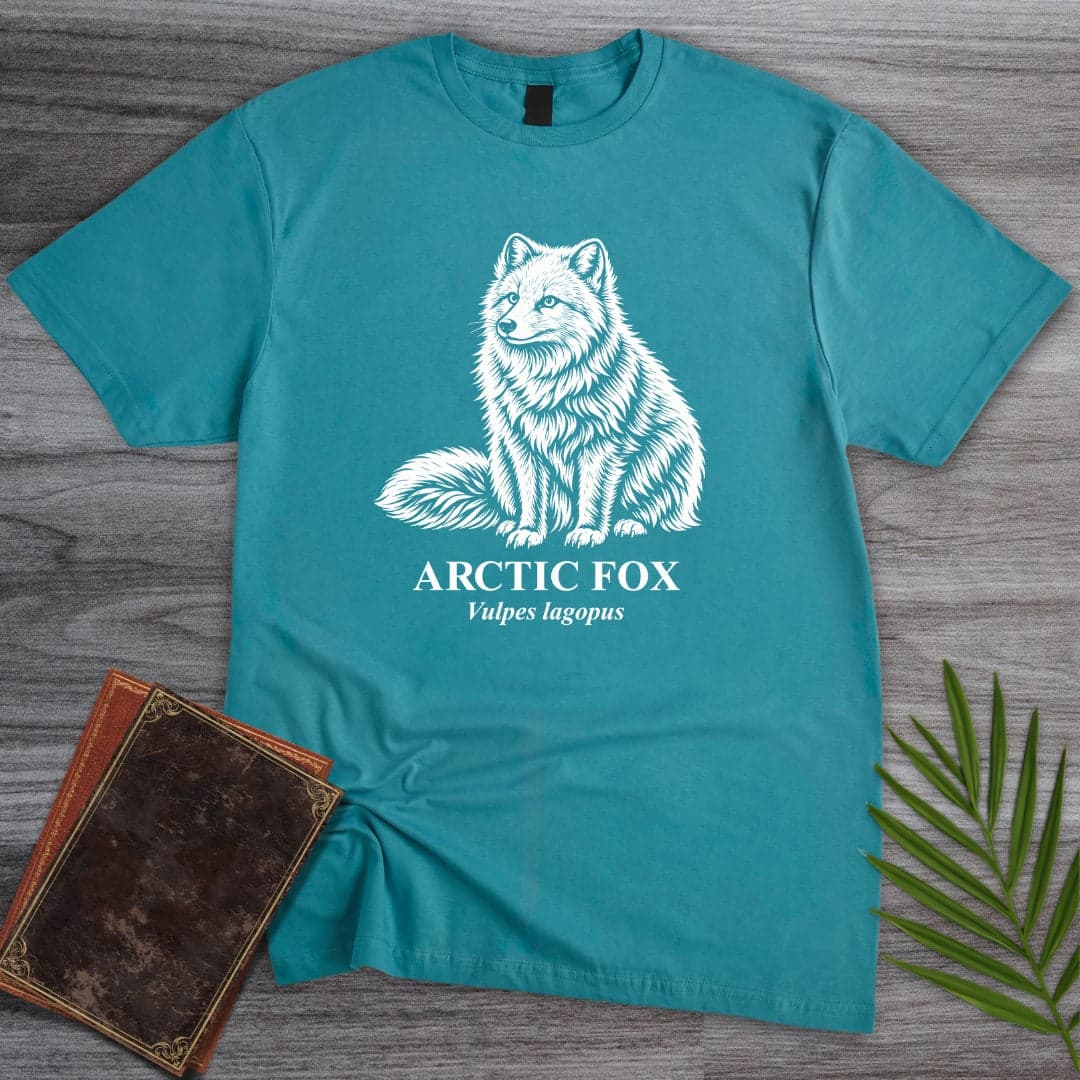 T-Shirt Tropical Blue / S Rabbit-Footed Arctic Fox T-Shirt