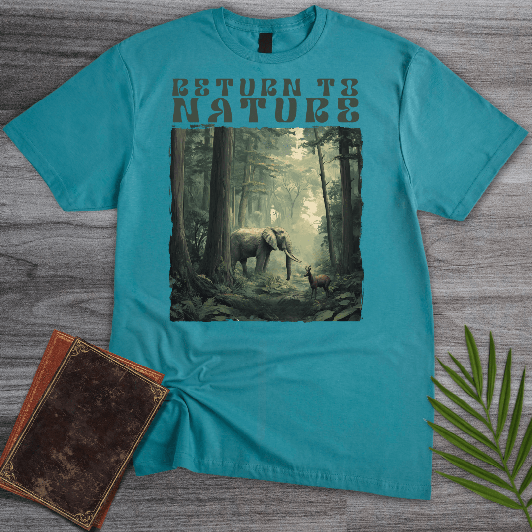 T-Shirt Tropical Blue / S Return to Nature T-Shirt