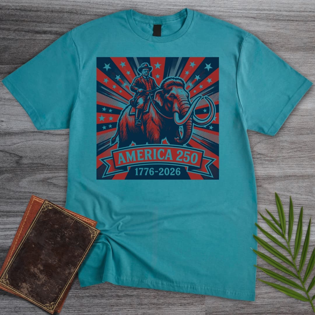 T-Shirt Tropical Blue / S Roosevelt 250th Celebration T-Shirt