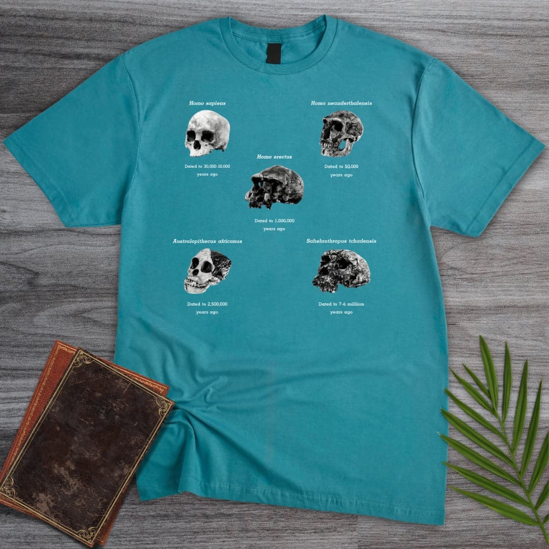 T-Shirt Tropical Blue / S Skulls of Progress T-Shirt