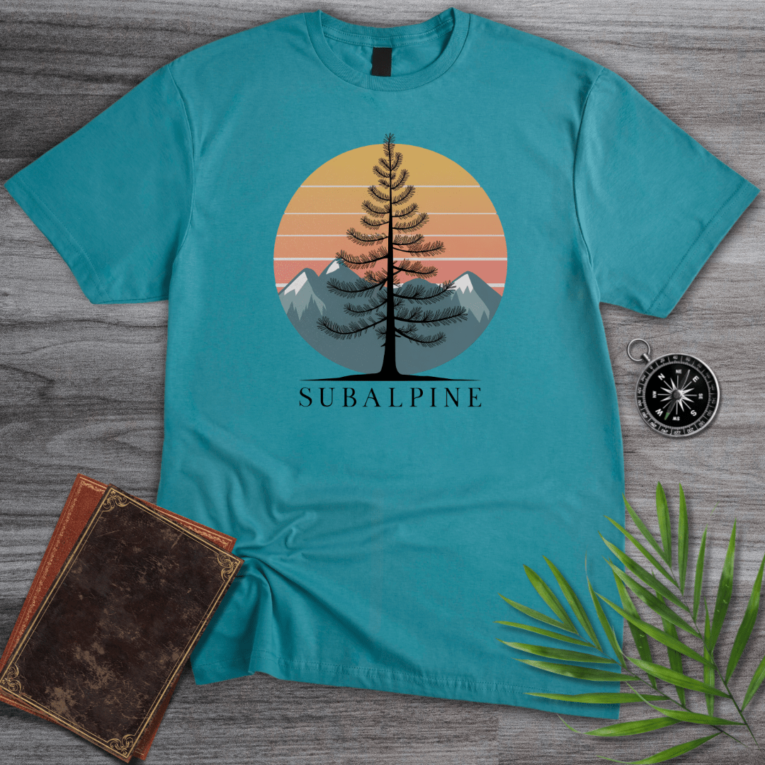 T-Shirt Tropical Blue / S Subalpine Mountain T-Shirt