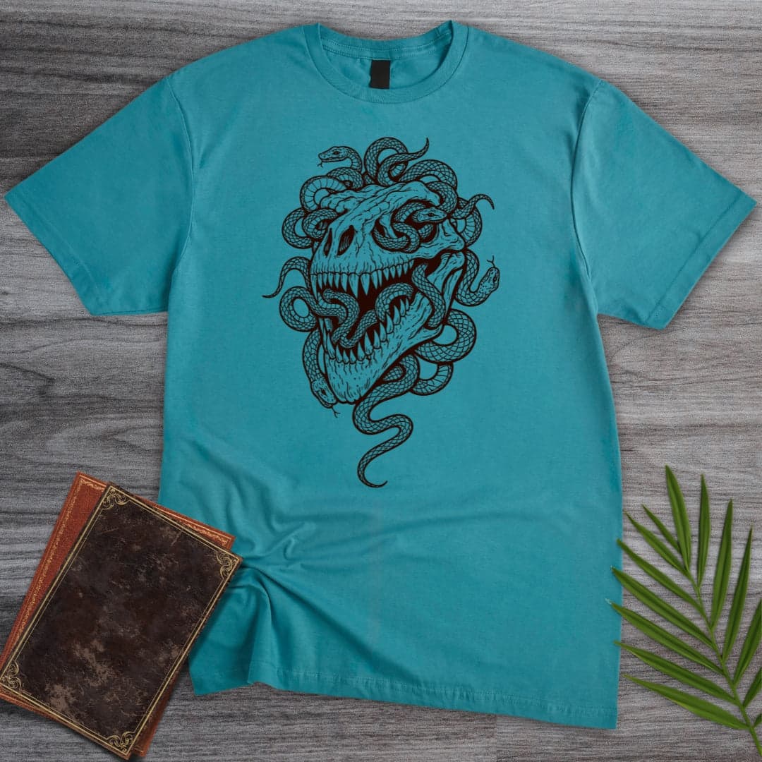 T-Shirt Tropical Blue / S T.rex Fossilized Home T-Shirt