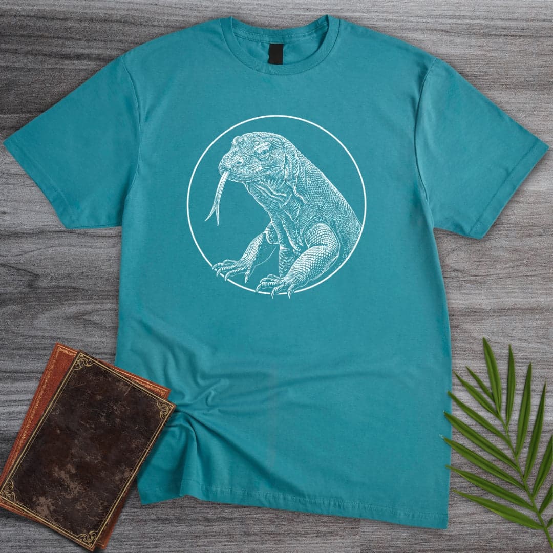T-Shirt Tropical Blue / S The Chill Komodo Dragon T-Shirt