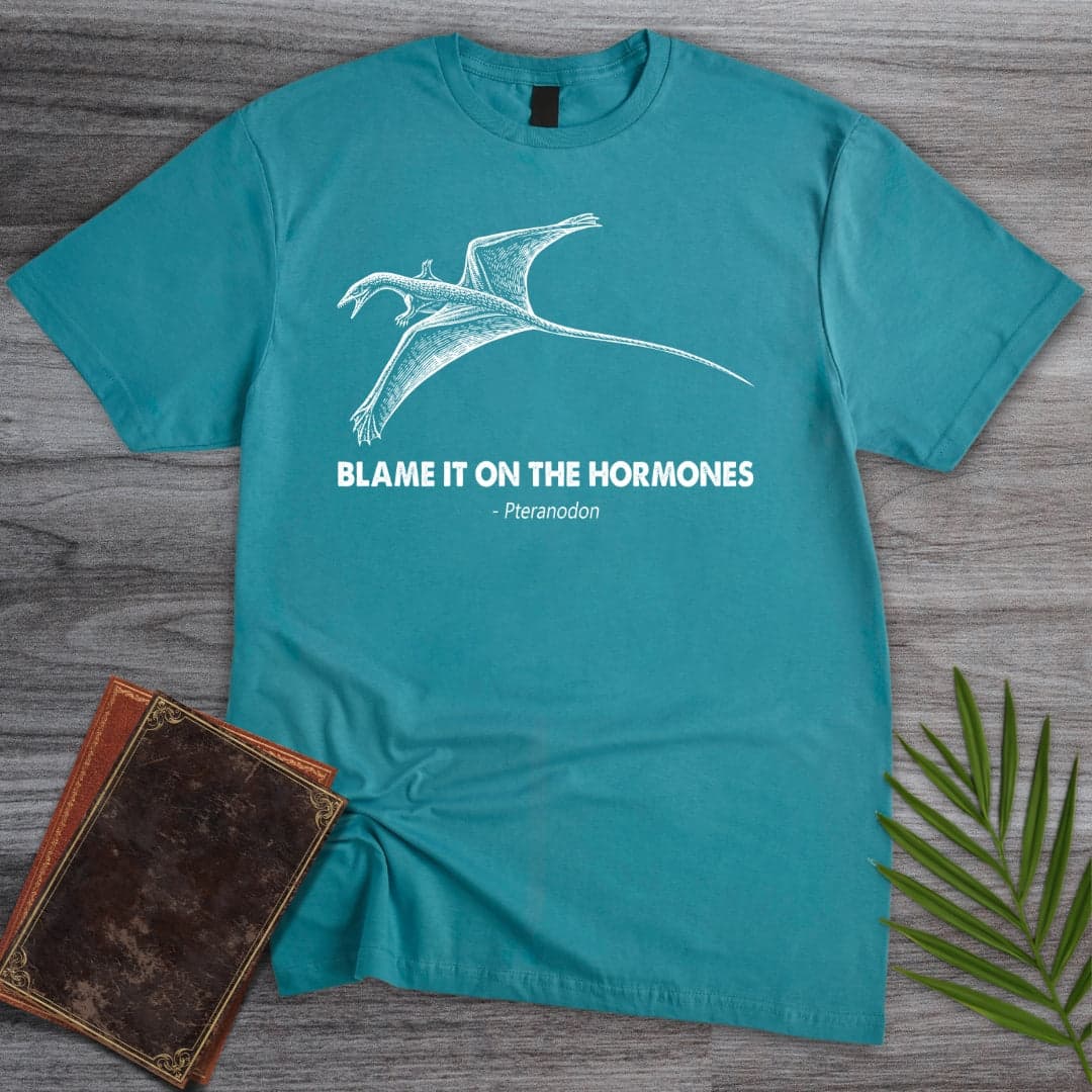 T-Shirt Tropical Blue / S The Hormonal Pteranodon T-Shirt