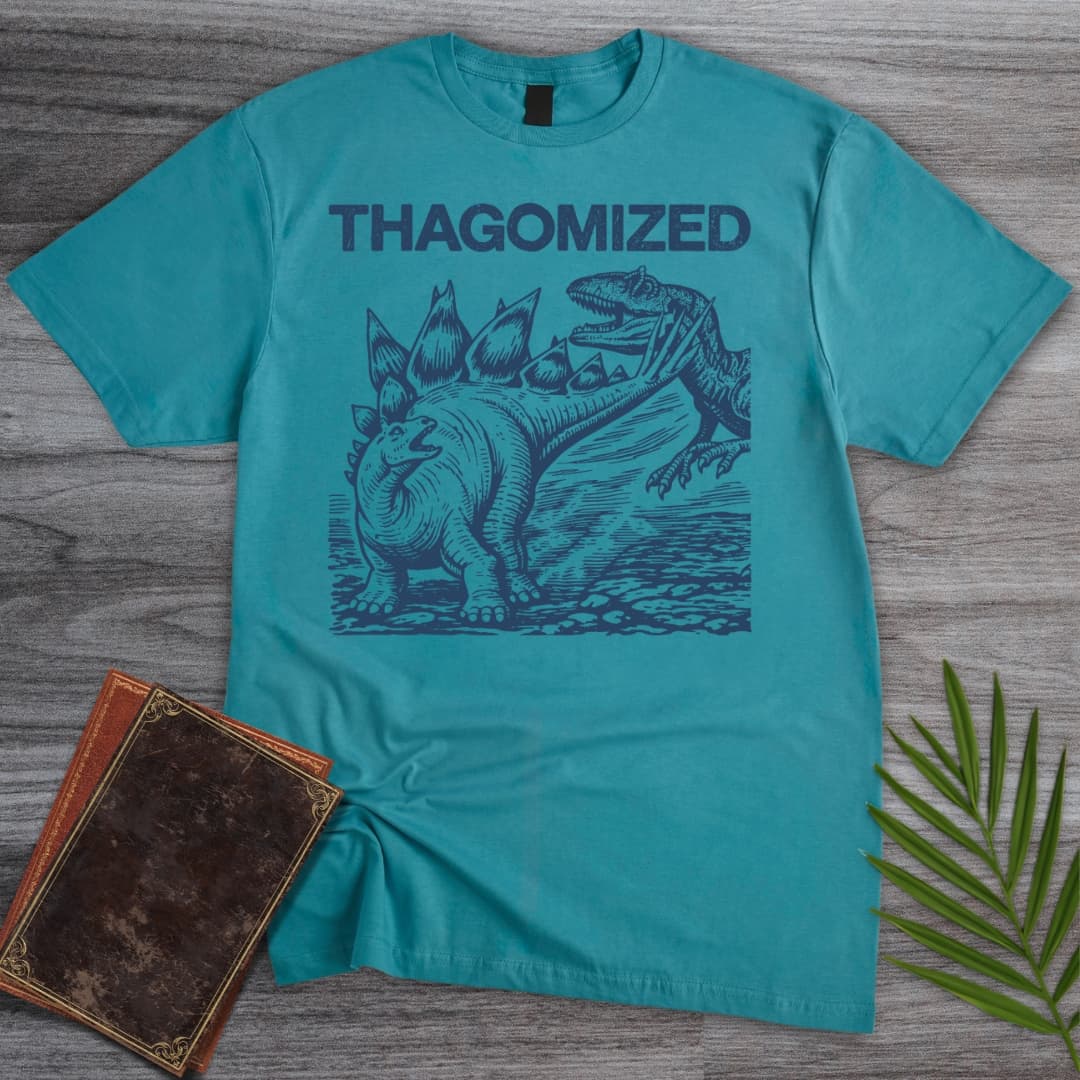 T-Shirt Tropical Blue / S The Late Jurassic Thagomizer T-Shirt