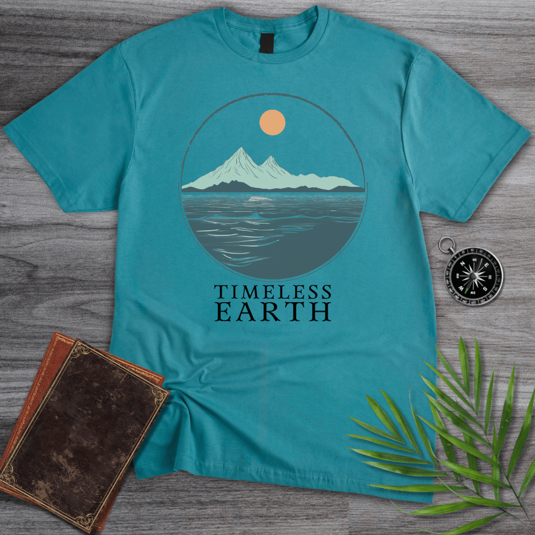 T-Shirt Tropical Blue / S Timeless Earth Ocean & Mountain T-Shirt