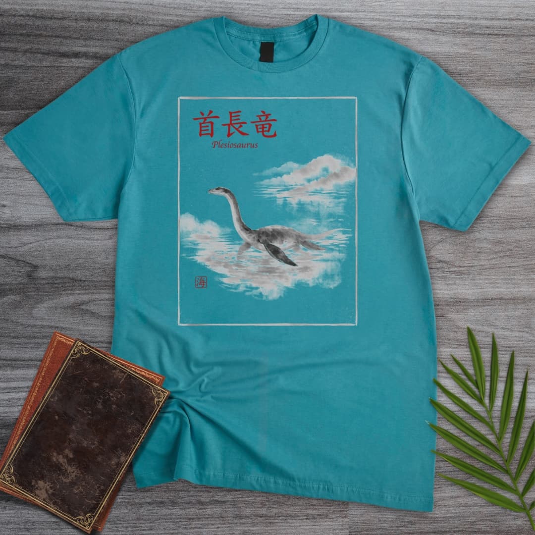 T-Shirt Tropical Blue / S Traditional Plesiosaurus Waters T-Shirt
