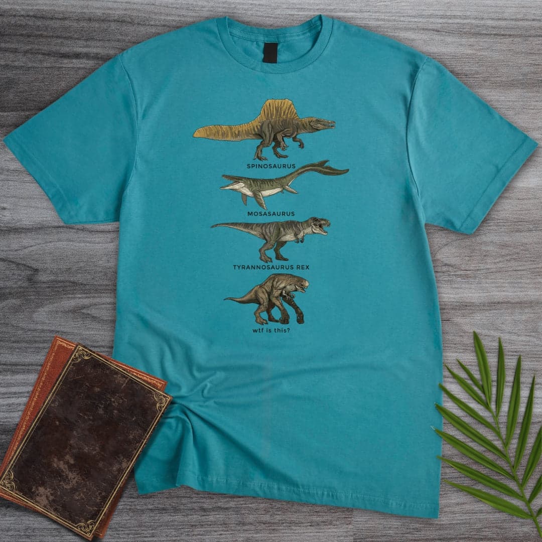 T-Shirt Tropical Blue / S wtf is this rex? T-Shirt