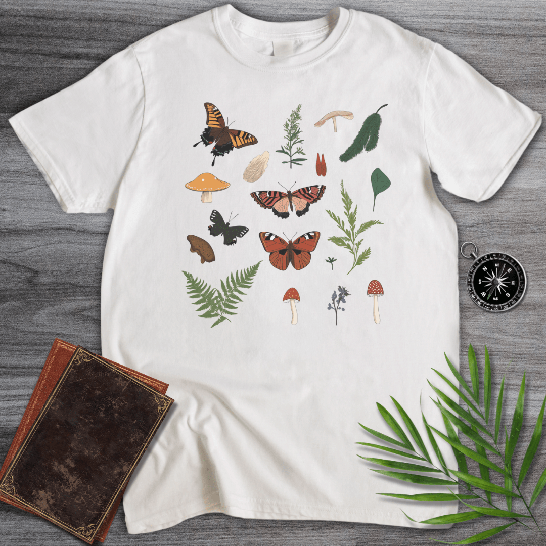 T-Shirt White / S Biodiversity Forest Elements T-Shirt